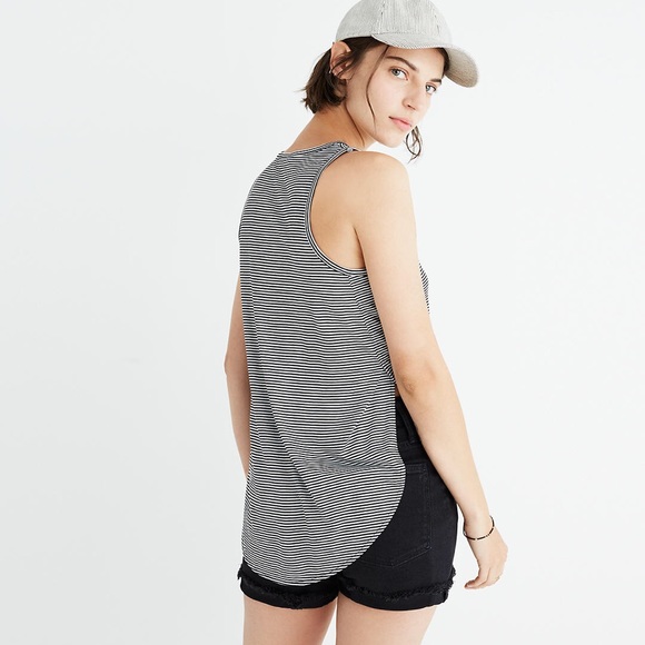 Madewell Strum Tank Top in Doran Stripe - Picture 2 of 10